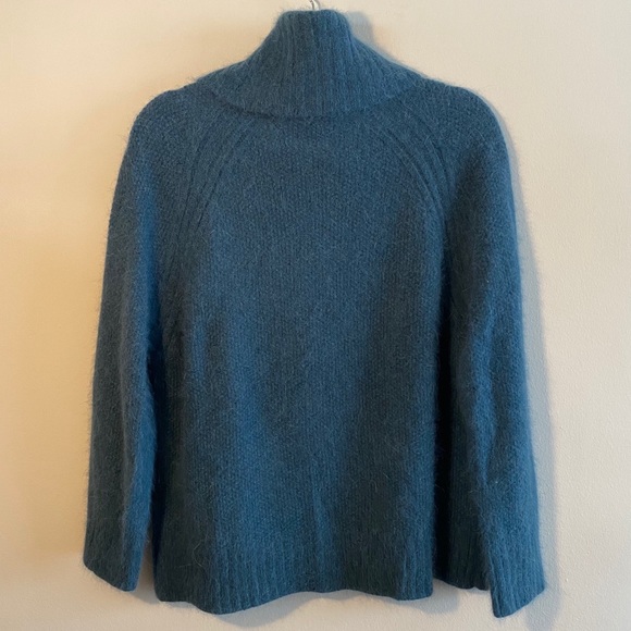 Free People Fuzzy Turtle Neck Angora Blend Sweater - Picture 4 of 4